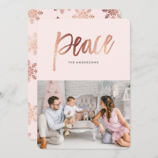 Penseelvrede Feestdagenkaart (Voorkant / Achterkant)