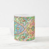 Pensées Abstraites 2 Mug Art Déco (Devant gauche)