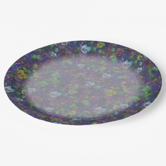 Pensées Assiettes [violettes] (Angle)