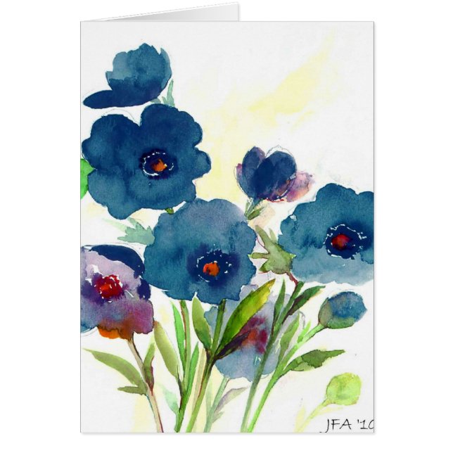Pensées bleues (Devant)