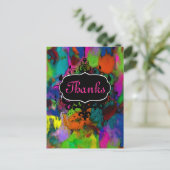 Pensées Colorées ~ Cartes Postales / Invitations (Debout devant)