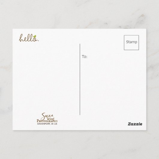 Pensées de vous Carte postale  (Dos)