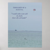 Pensées d'un Poster de Mouette 2 (Devant)