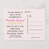 Pensées en couleur ~ Carte postale / Invitations (Dos)