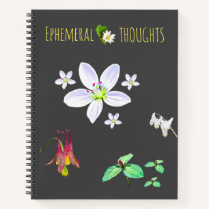 Pensées éphémères Carnet vide