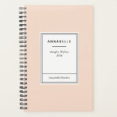 Pensées et plans 2026 Blush Pink Elegant Chic (Devant)