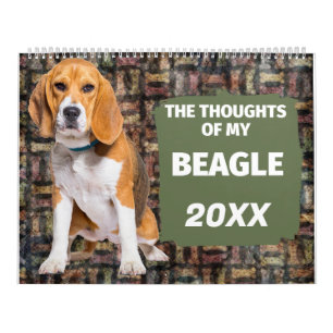 Pensées hilarantes de mon calendrier Beagle