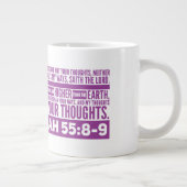 Pensées Jumbo Mug (Droite)