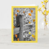 Pensées positives et carte d'amour (Fleur jaune)