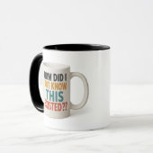 Pensées Profondes - Tasse à Café (Devant gauche)