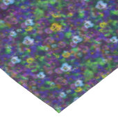 Pensées [violettes] nappe en coton 60x84 (Angle)