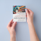 Penselen, schilderpenselen en decorator Adverteren Flyer (Hand)