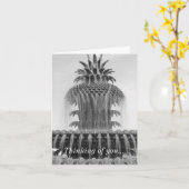 Penser À L'Ananas Apaisant De Votre Carte (Fleur jaune)