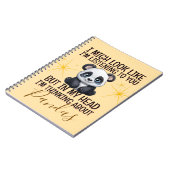 Penser à Pandas - Carnet drôle (Côté gauche)