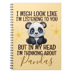 Penser à Pandas - Carnet drôle