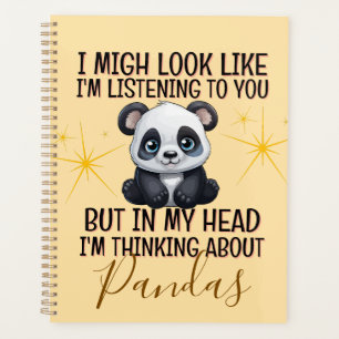 Penser à Pandas - Drôle Personnalisé