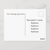 Penser à Pâques texte modifiable Carte postale (Dos)