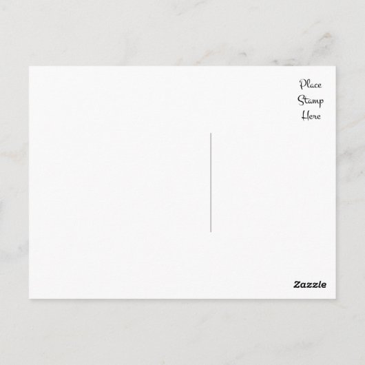 Penser à votre Carlin Chien Chien rose Carte posta (Dos)