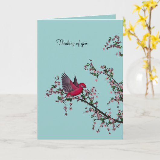 Penser à votre carte (Fleur jaune)