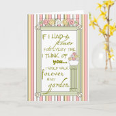 Penser à votre carte (Fleur jaune)