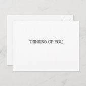 Penser à votre carte (Devant / Derrière)