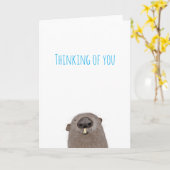 Penser à votre carte (Fleur jaune)