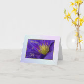 Penser à votre carte de note (Fleur jaune)