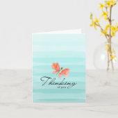 Penser à votre carte de note (Fleur jaune)