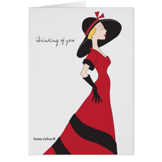 Penser à votre carte de note (Devant)