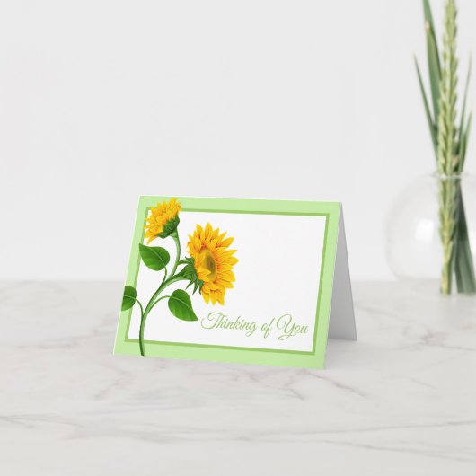 Penser à votre carte de note (Devant)