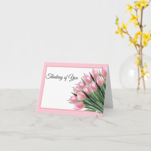 Penser à votre carte de note (Fleur jaune)