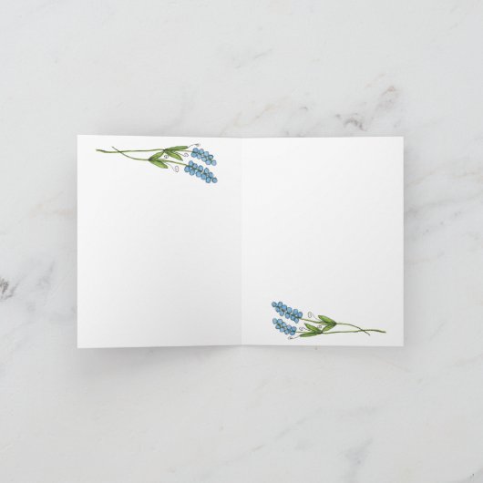 Penser à votre carte de note de gals (Intérieur)