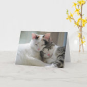 Penser à votre carte de voeux (Fleur jaune)