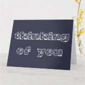 Penser à votre carte de voeux (Fleur jaune)