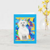 Penser à votre carte de voeux (Fleur jaune)