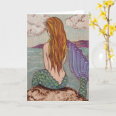 Penser à votre carte de voeux (Fleur jaune)