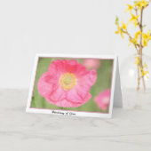 Penser à votre carte de voeux (Fleur jaune)