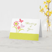 Penser à votre carte de voeux (Fleur jaune)