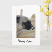 Penser à votre carte de voeux Carlin (Fleur jaune)