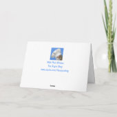 Penser à votre carte de voeux de chèvre (Dos)