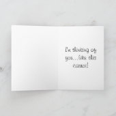 Penser à votre carte de voeux lapin (Intérieur)