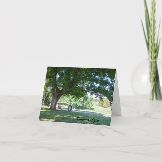 Penser à votre carte de voeux pacifique (Devant)