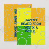 Penser à votre carte postale (Devant / Derrière)