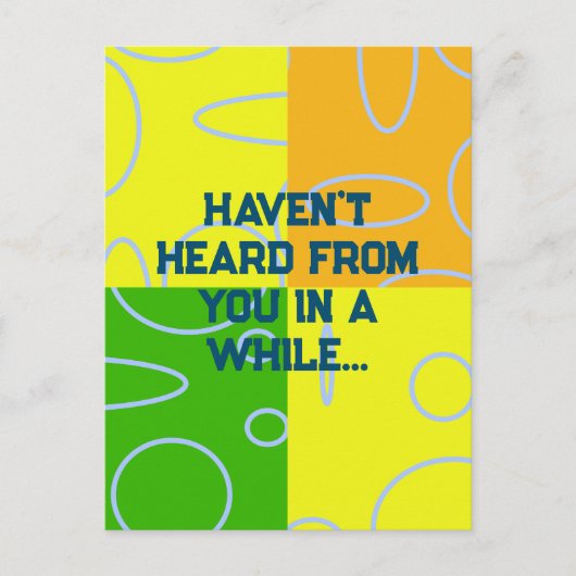 Penser à votre carte postale (Devant)