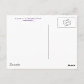 Penser à votre carte postale (Dos)