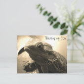 Penser à votre carte postale (Debout devant)