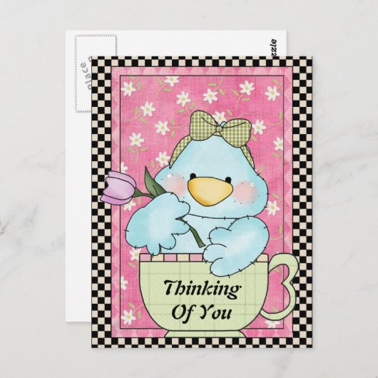 Penser À Votre Carte Postale (Devant / Derrière)