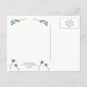 Penser à votre carte postale (Dos)