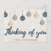 Penser À Votre Carte Postale De Noël (Devant)