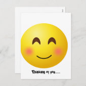 Penser à votre carte postale de vacances (Devant / Derrière)